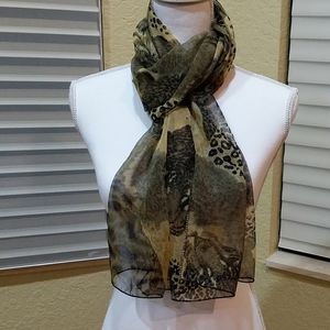 Wild Print Scarf